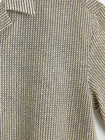 LCW Vision Beyaz Regular Fit Erkek Basic Dokulu Gömlek - Resim 7