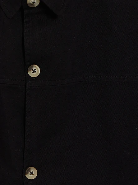LCW Vision Siyah Regular Fit Erkek Gömlek - Resim 7