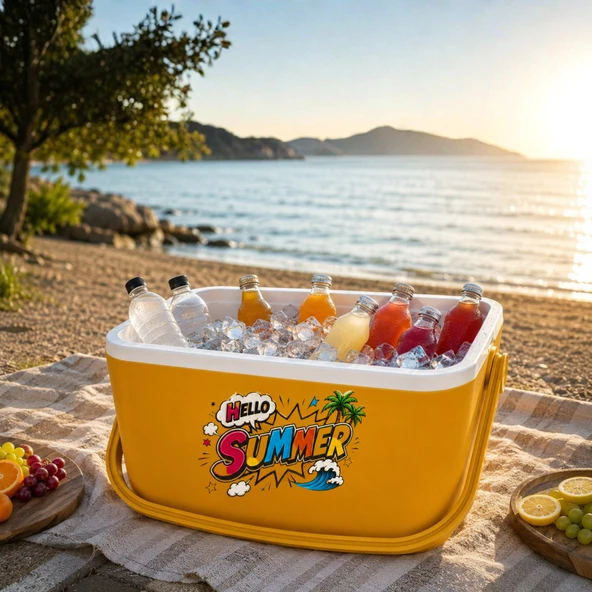20 LT BUZZY RETRO BUZLUK TERMOS (1179 COOLER BOX) - Resim 5