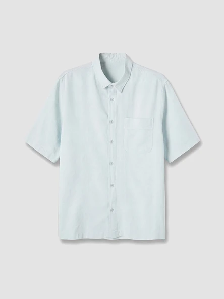 LCW Vision Mavi Regular Fit Erkek Gömlek - Resim 5