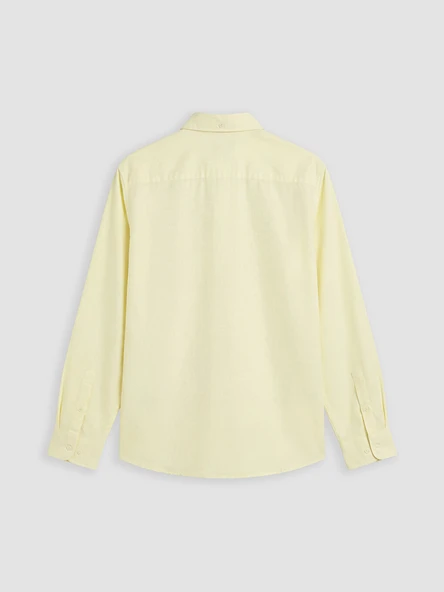LCW Vision Sarı Regular Fit Erkek Gömlek - Resim 6