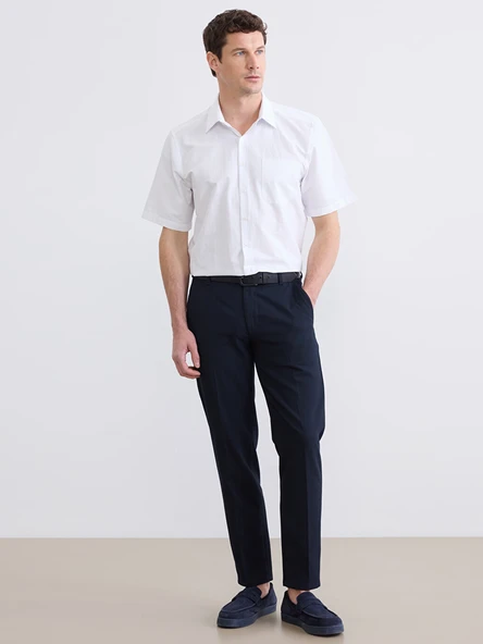 LCW BUSINESS Beyaz Regular Fit Erkek Basic Gömlek - Resim 2