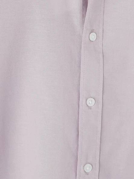 LCW Vision Lila Regular Fit Erkek Gömlek - Resim 8