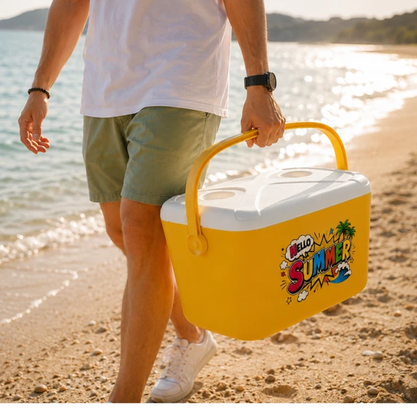 20 LT BUZZY RETRO BUZLUK TERMOS (1179 COOLER BOX) - Resim 9