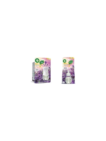 Air Wick Elektrikli Oda Kokusu Esansiyel Yağlar Cihaz + Yedek Şişe Lavanta ve Air Wick Elektrikli Oda Kokusu Esansiyel Yağlar Yedek Şişe Lavanta ürün görseli 1