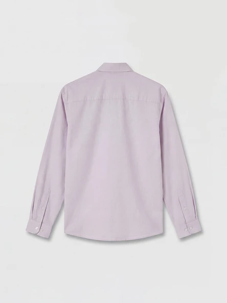 LCW Vision Lila Regular Fit Erkek Gömlek - Resim 7