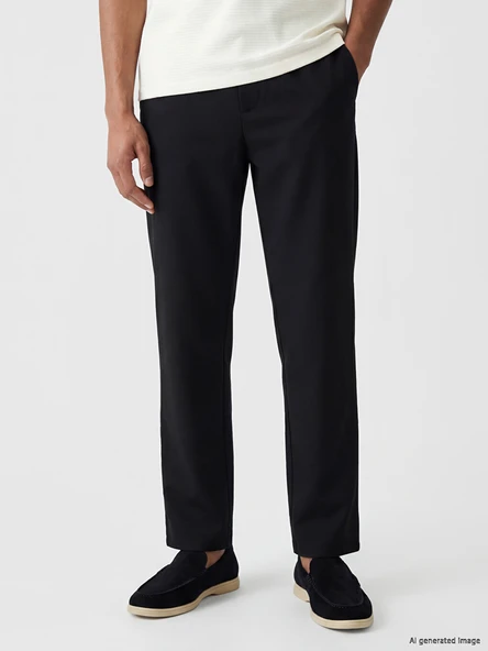LCW Vision Siyah Regular Fit Erkek Pantolon - Resim 2