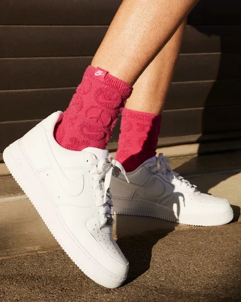 Nike Air Force 1'07 Beyaz Günlük Sneaker Spor Ayakkabı ürün görseli 1