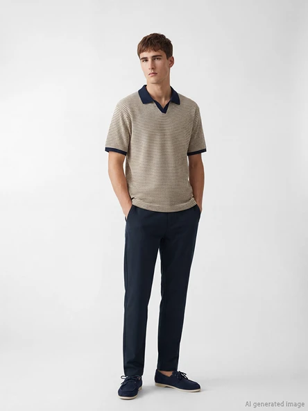 LCW Vision Lacivert Slim Fit Erkek Pantolon ürün görseli 1