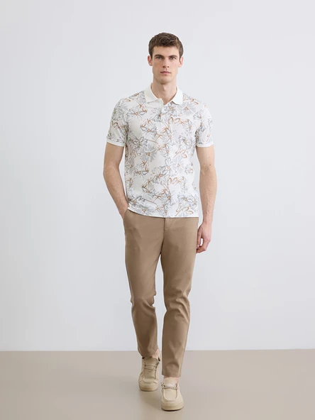 LCW Vision Kahverengi Slim Fit Gabardin Erkek Pantolon ürün görseli 1