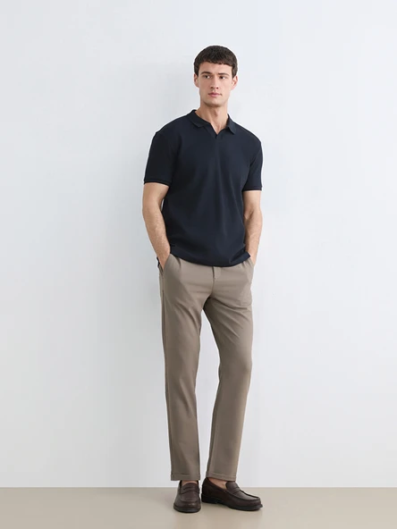 LCW Vision Kahverengi Slim Fit Erkek Pantolon ürün görseli 1