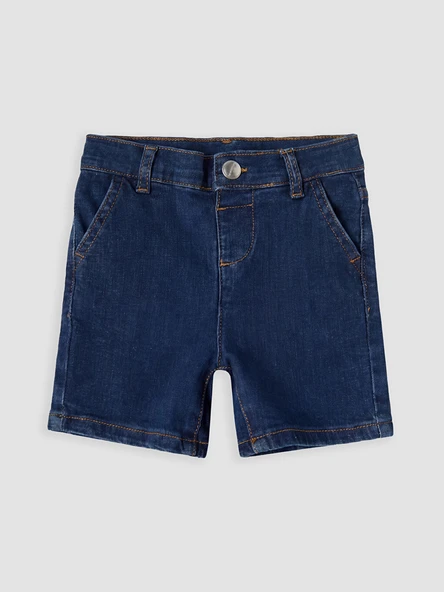 LC WAIKIKI Mavi Erkek Çocuk Jean Şort ürün görseli 1