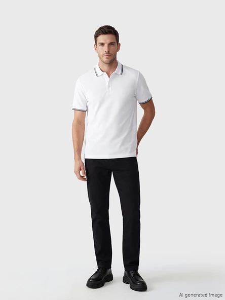 LCWAIKIKI Classic Siyah Regular Fit Gabardin Erkek Chino Pantolon ürün görseli 1
