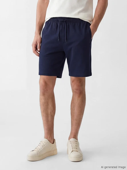 LCW Vision Lacivert Regular Fit Pike Erkek Şort - Resim 2