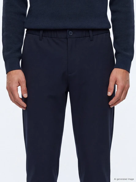 LCW Vision Lacivert Regular Fit Erkek Pantolon - Resim 3