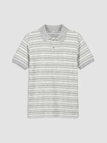 LCW Kids Karışık Polo Yaka Çizgili Erkek Çocuk Tişört ürün görseli 1