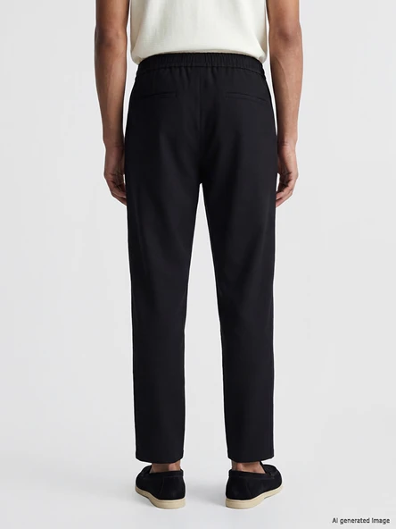 LCW Vision Siyah Regular Fit Erkek Pantolon - Resim 4