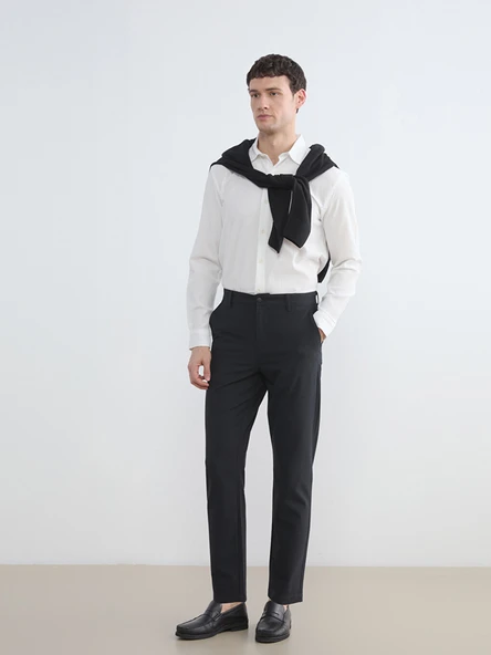LCW Vision Siyah Slim Fit Erkek Pantolon ürün görseli 1