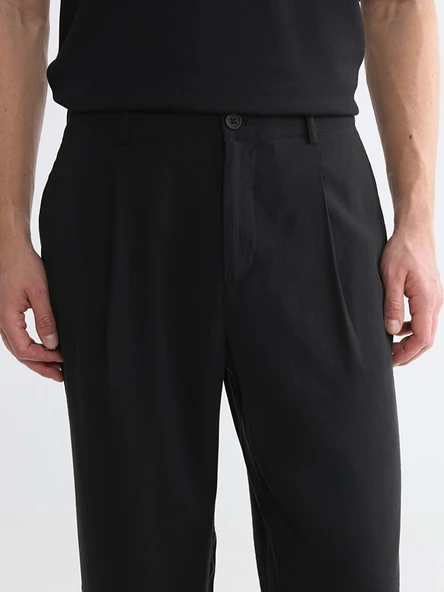 LCW Vision Siyah Regular Fit Erkek Pantolon - Resim 4