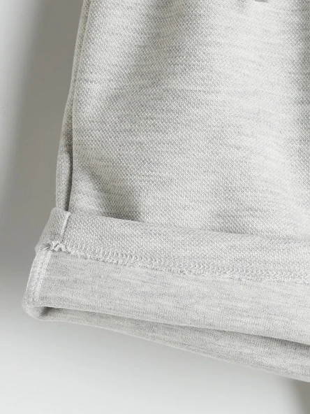 LCW Kids Gri Beli Lastikli Basic Erkek Çocuk Şort - Resim 5