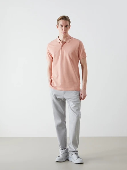 LCWAIKIKI Classic Gri Standart Kalıp Erkek Chino Pantolon ürün görseli 1