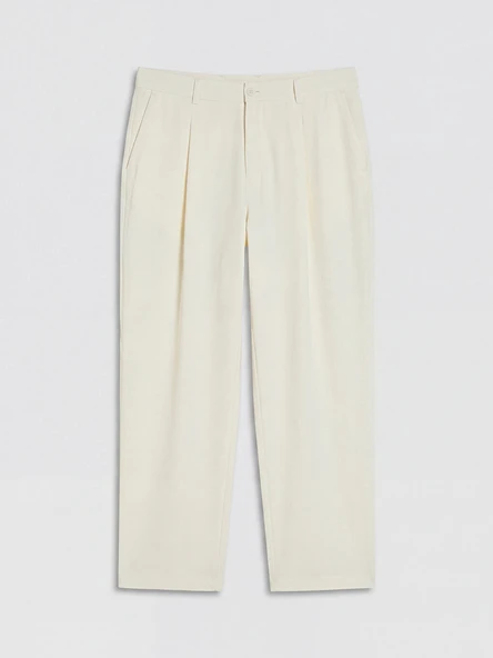LCW Vision Beyaz Regular Fit Erkek Pantolon - Resim 6