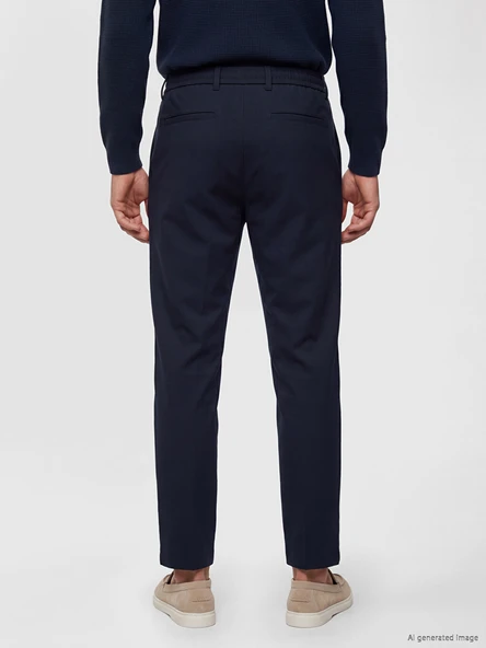 LCW Vision Lacivert Regular Fit Erkek Pantolon - Resim 4