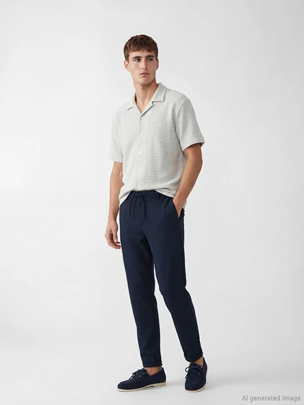 LCW Vision Lacivert Slim Fit Erkek Pantolon ürün görseli 1