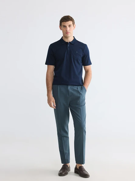 LCWAIKIKI Classic Antrasit Regular Fit Erkek Chino Pantolon ürün görseli 1