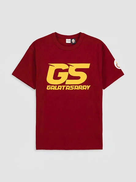LCW Kids Kırmızı Galatasaray Baskılı Erkek Çocuk Tişört ürün görseli 1