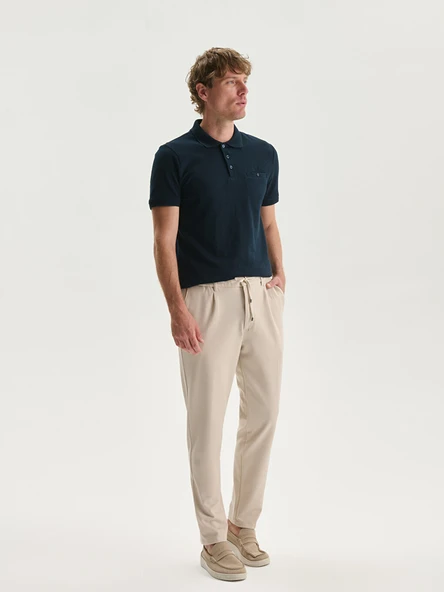 LCW Vision Bej Slim Fit Erkek Pantolon ürün görseli 1