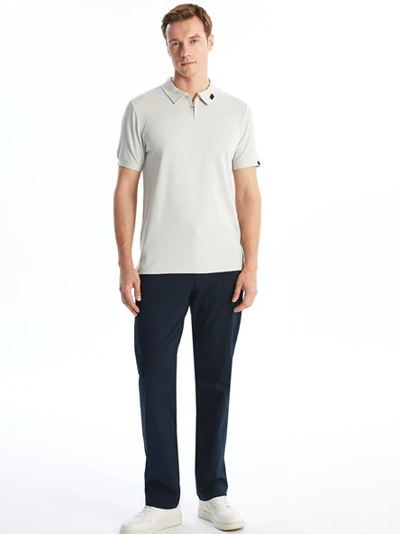 LCWAIKIKI Classic Lacivert Standart Kalıp Erkek Chino Pantolon ürün görseli 1