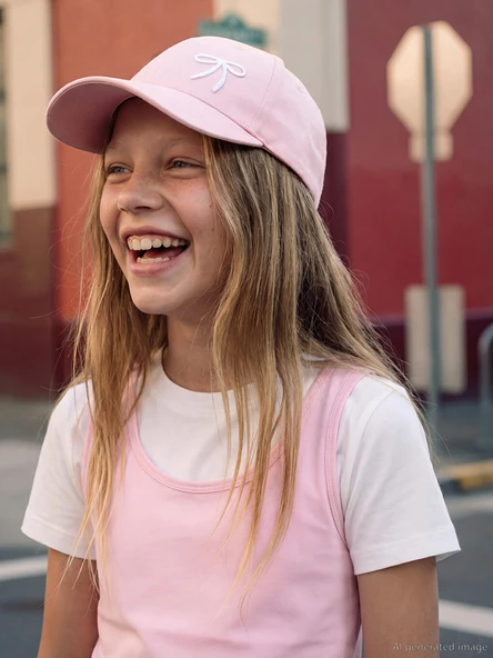 LCW Kids Pembe Bisiklet Yaka Kız Çocuk Tişört ve Atlet ürün görseli 1