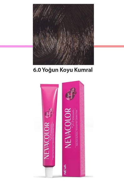 Premium 6.0 Yoğun Koyu Kumral - Kalıcı Krem Saç Boyası 50 g Tüp ürün görseli 1