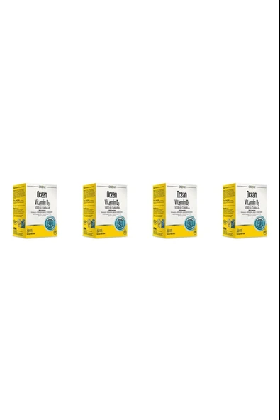 Ocean Vitamin D3 1000 Iu Damla 50 Ml 4 Adet ürün görseli 1