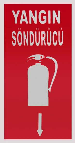 Bilge Yangın Söndürücü Yer Gösterir Levha ürün görseli 1