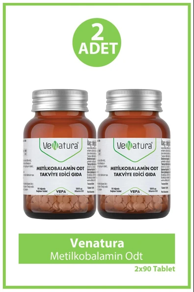 VeNatura B12 Metilkobalamin Odt 90 Tablet 2 Adet ürün görseli 1