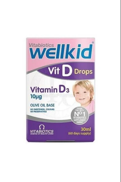 Wellkid Vitamin D Drops 30 ml ürün görseli 1