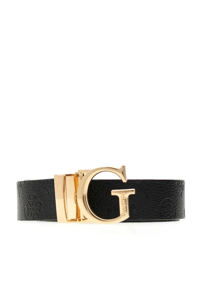 Guess Ella Logolu Ayarlanabilir ve Çift Taraflı Kadın Siyah Kemer BW7861P3430-BBI ürün görseli 1