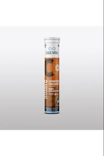 Zade Vital Vitamin C 20 Efervesan Tablet ürün görseli 1