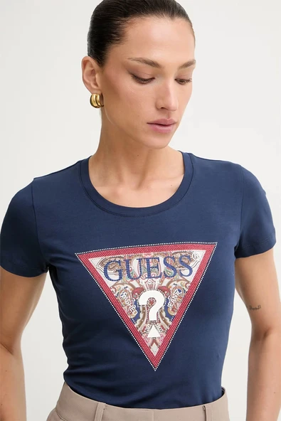 Paisley Kadın Slim Fit T-Shirt ürün görseli 1