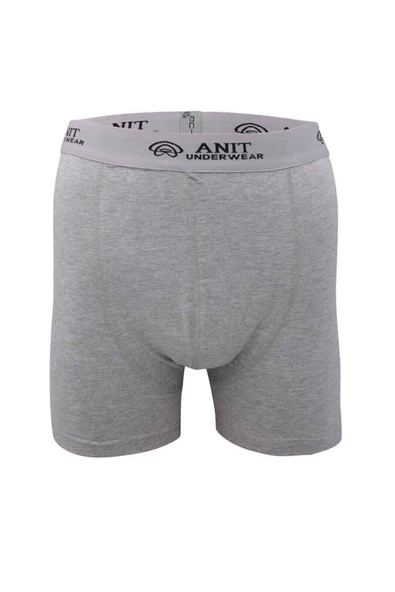 Kısa Paça Likralı Erkek Boxer Gri - 1115A ürün görseli 1