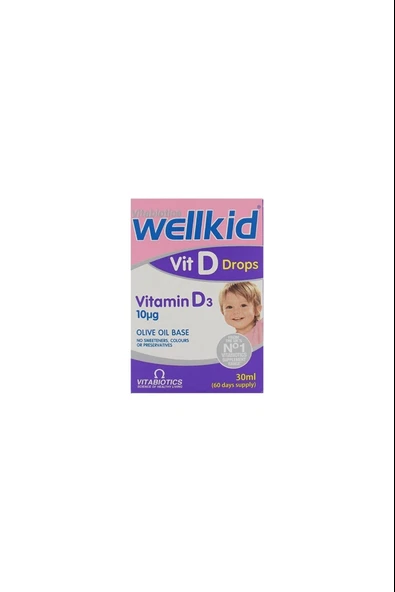 Wellkid Vitamin D Drops 30 ml ürün görseli 1