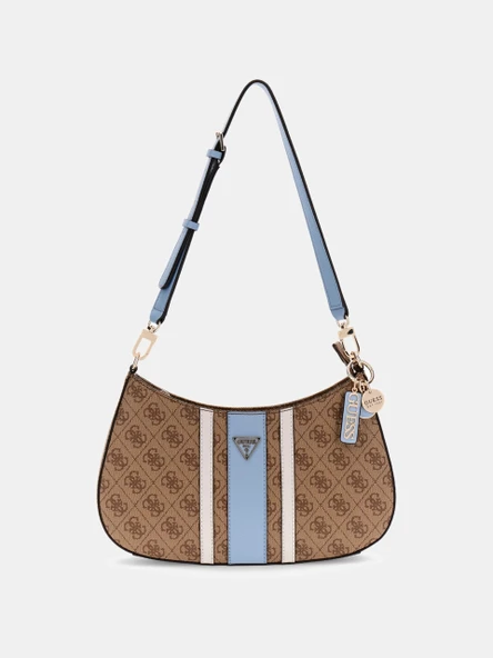 Guess Noelle II Üstten Fermuarlı Kadın Omuz Çantası HWBS9672180-LLU ürün görseli 1