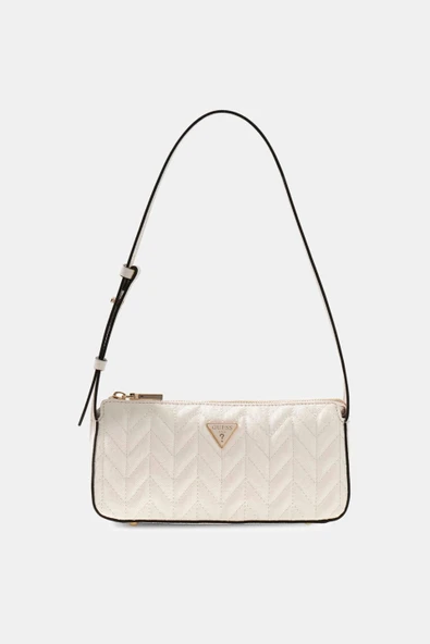 Guess Stacey Küçük Kadın Beyaz Omuz Çantası HWGG9741720-OFF ürün görseli 1