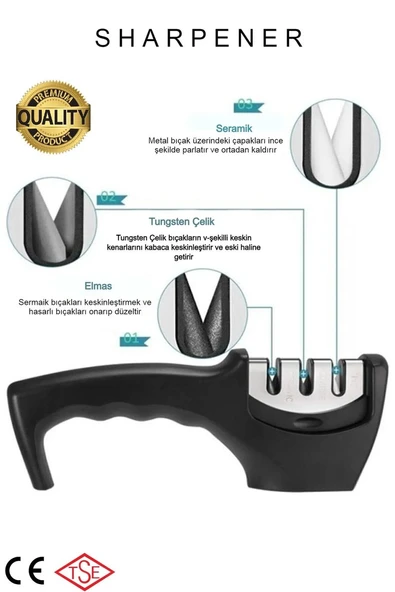 Profesyonel Bıçak Bileyici Sm-015 - Resim 5