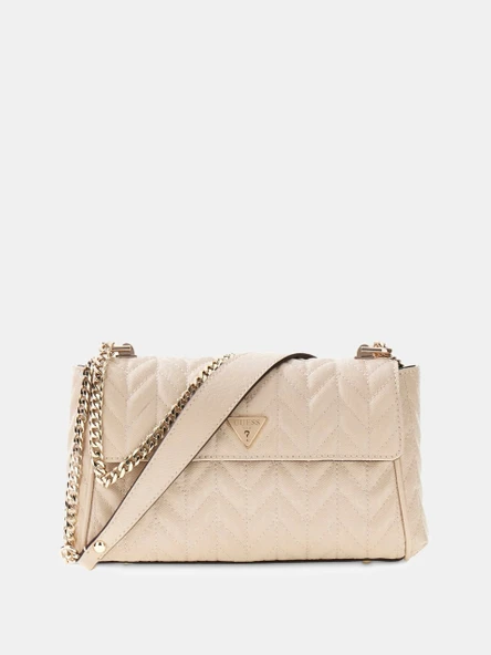 Guess Stacey Dönüştürülebilir Kapaklı Kadın Pembe Çapraz Çanta HWGG9741210-LBG ürün görseli 1