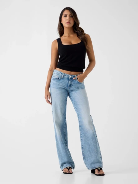 Guess Kolsuz Nina Triko Kadın Siyah Bluz W6YR15Z0956-JBLK ürün görseli 1