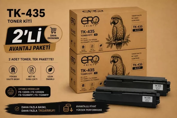 Kyocera TASKalfa 181 Muadil Toner - 2'li Avantaj Paket ürün görseli 1