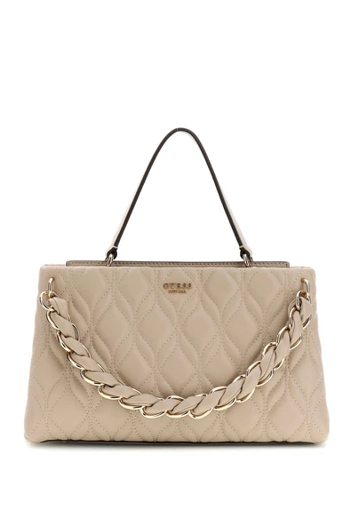 Guess Maxine 2 Bölmeli Kadın Krem El Çantası HWQG9733050-LTA ürün görseli 1